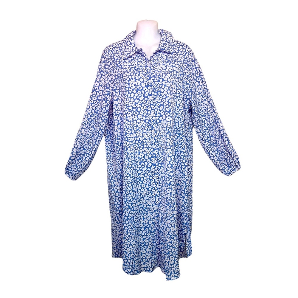 NWT Floral button down dress